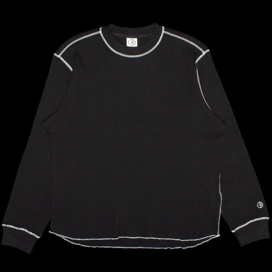 Polar Skate Co. - Dylan L/S T-Shirt
Color : Black / White