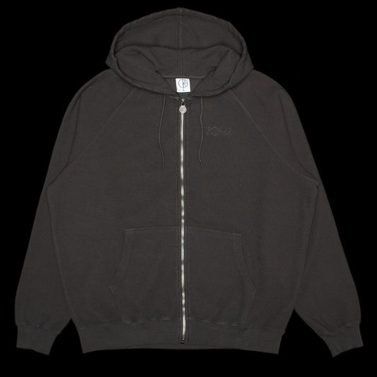 Polar Skate Co. - Waffle Zip Hoodie
Color : Dirty Black