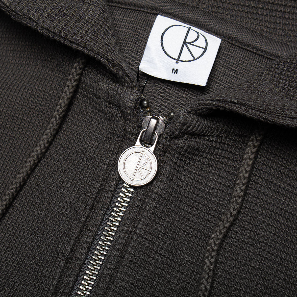 Polar Skate Co. - Waffle Zip Hoodie
Color : Dirty Black