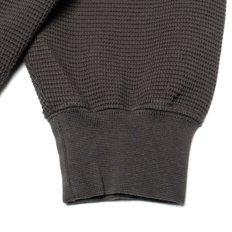 Polar Skate Co. - Waffle Zip Hoodie
Color : Dirty Black