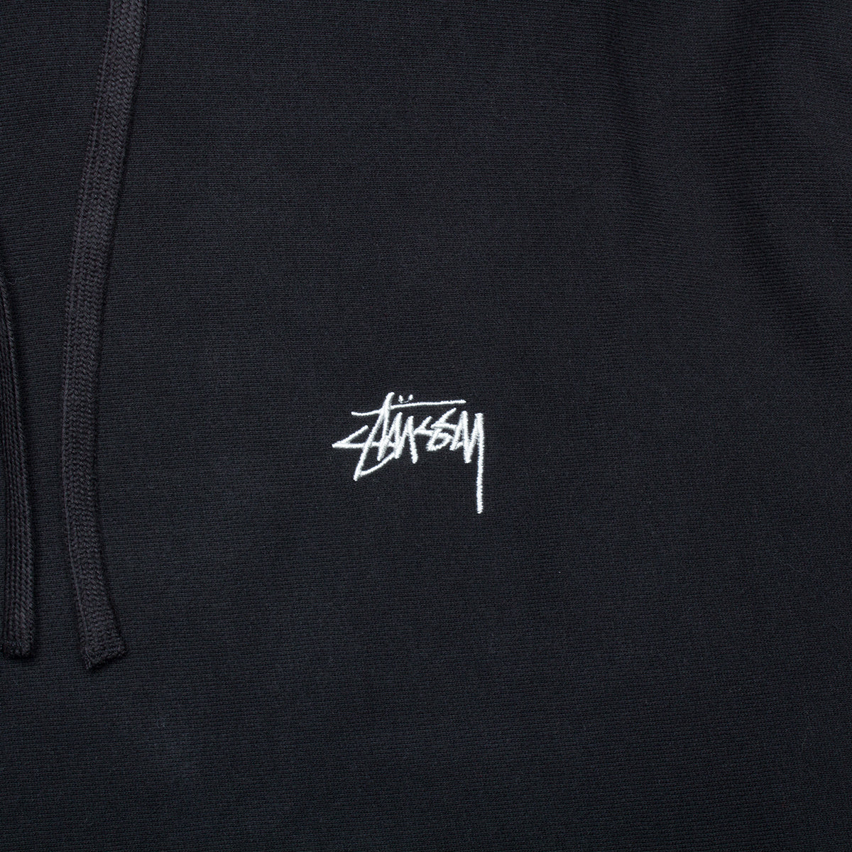 Stussy | Stock Logo Hoodie Style # 118532 Color : Washed Black