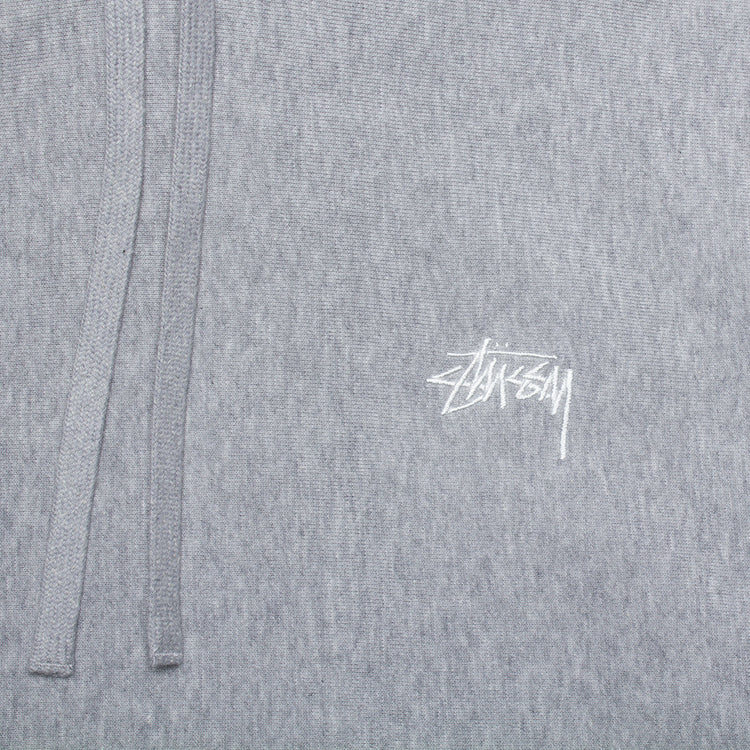 Stussy | Stock Logo Hoodie Style # 118532 Color : Grey Heather