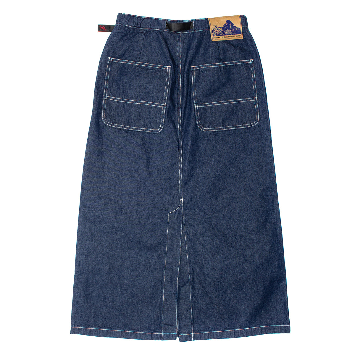 Gramicci - Women's Sutter Denim Skirt
Style # G5FW-SK028

Color : Rinsed Indigo