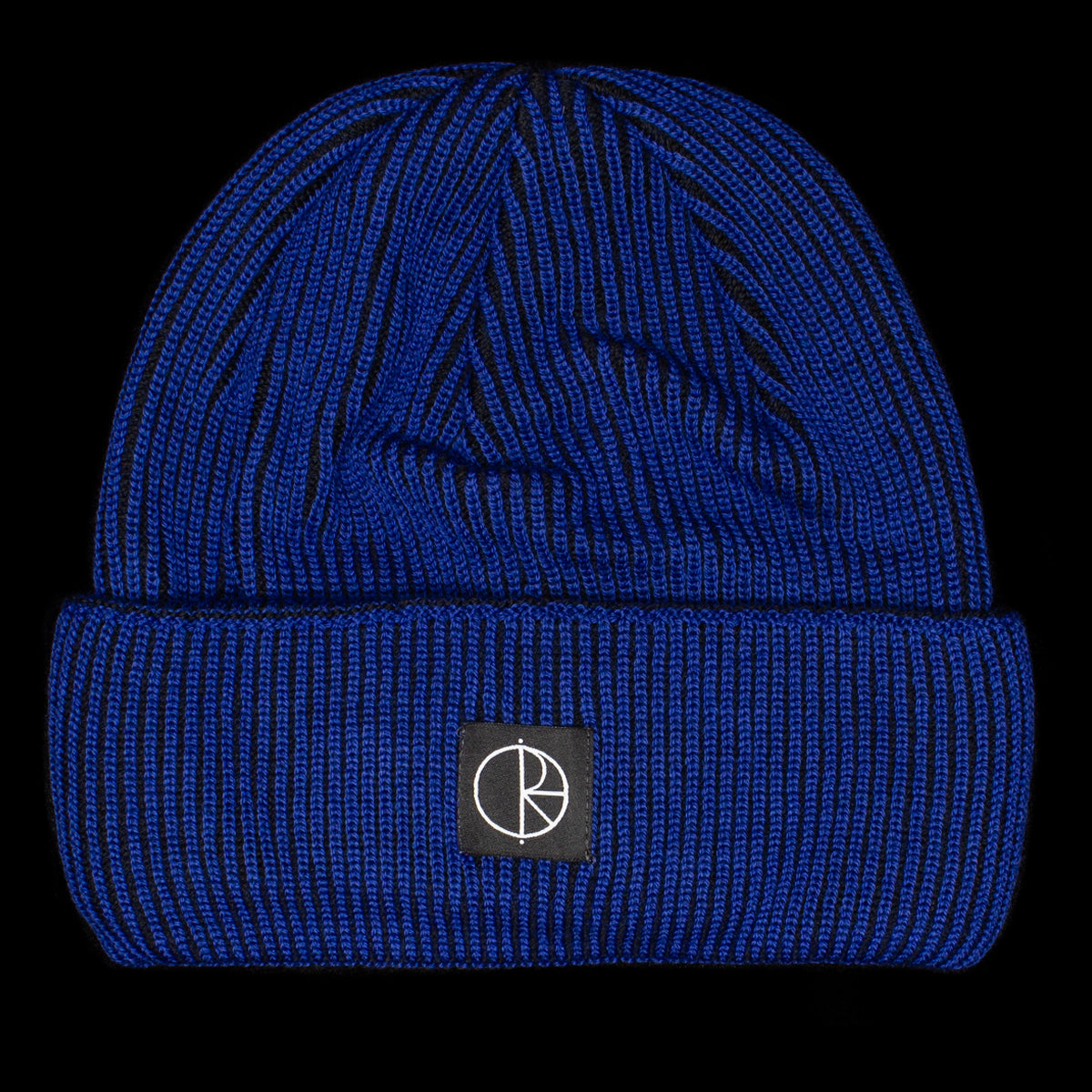 Polar Skate Co. - Lines Merino Beanie
Color : Egyptian Blue / Black