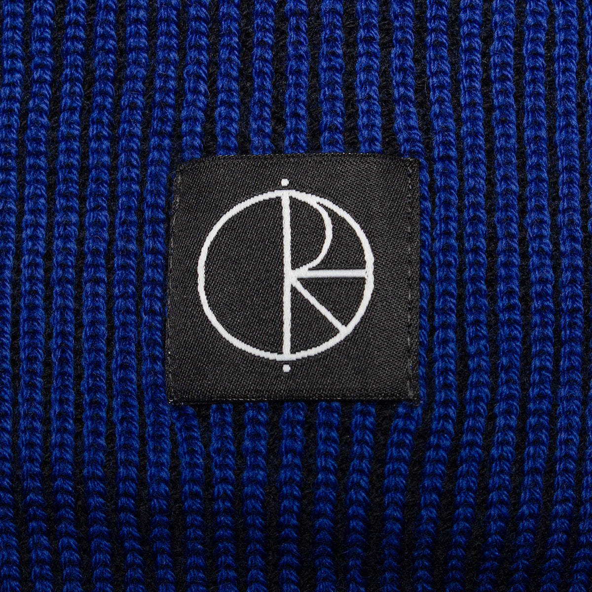 Polar Skate Co. - Lines Merino Beanie
Color : Egyptian Blue / Black