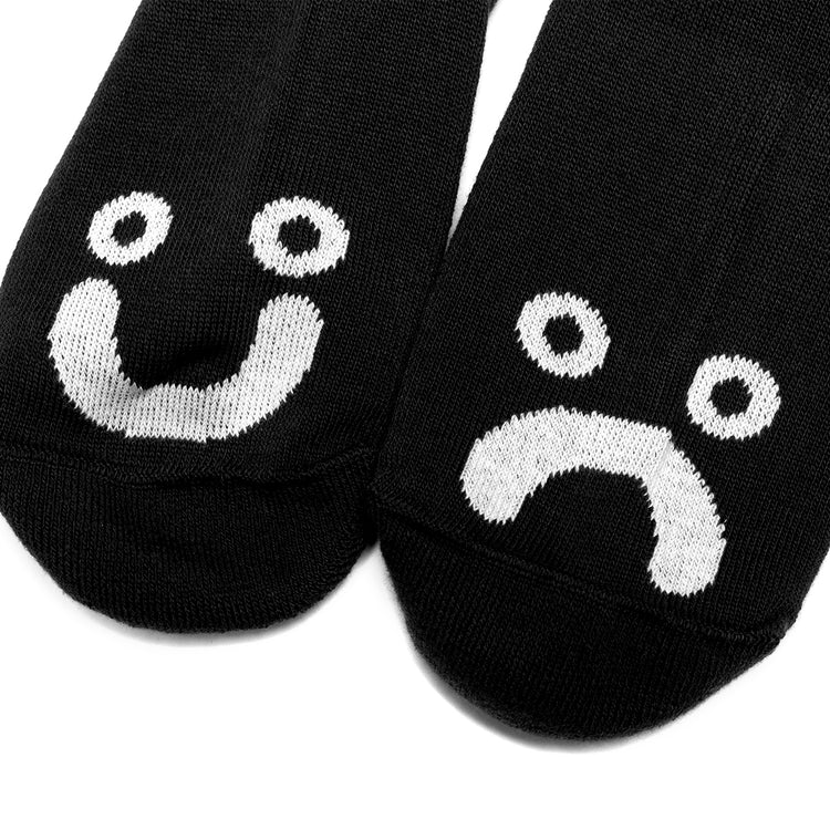 Polar Skate Co. - Happy Sad Socks
Color : Black / White