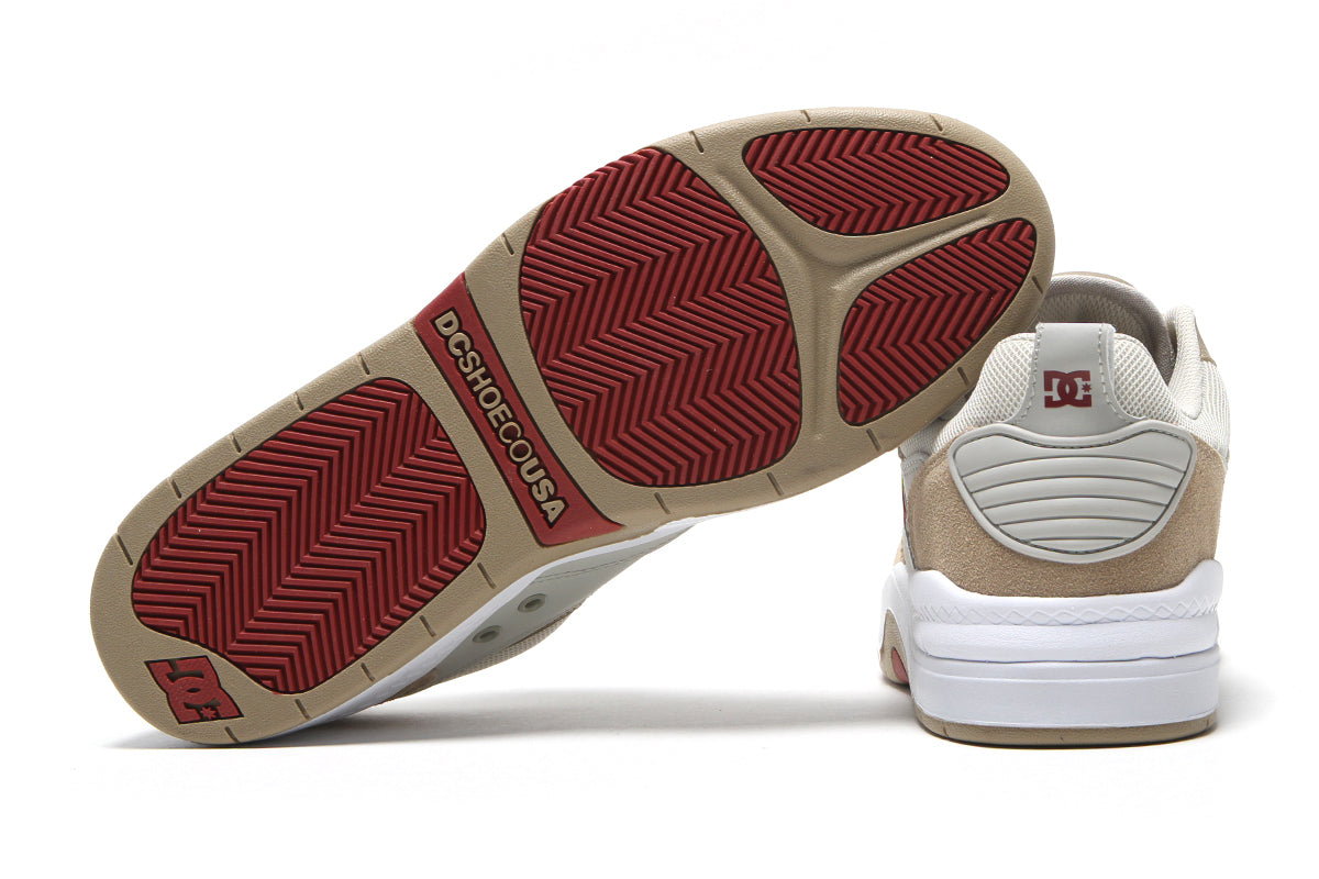 DC - Ascend
Style # DC01675257

Color : Taupe / LT Grey / Red