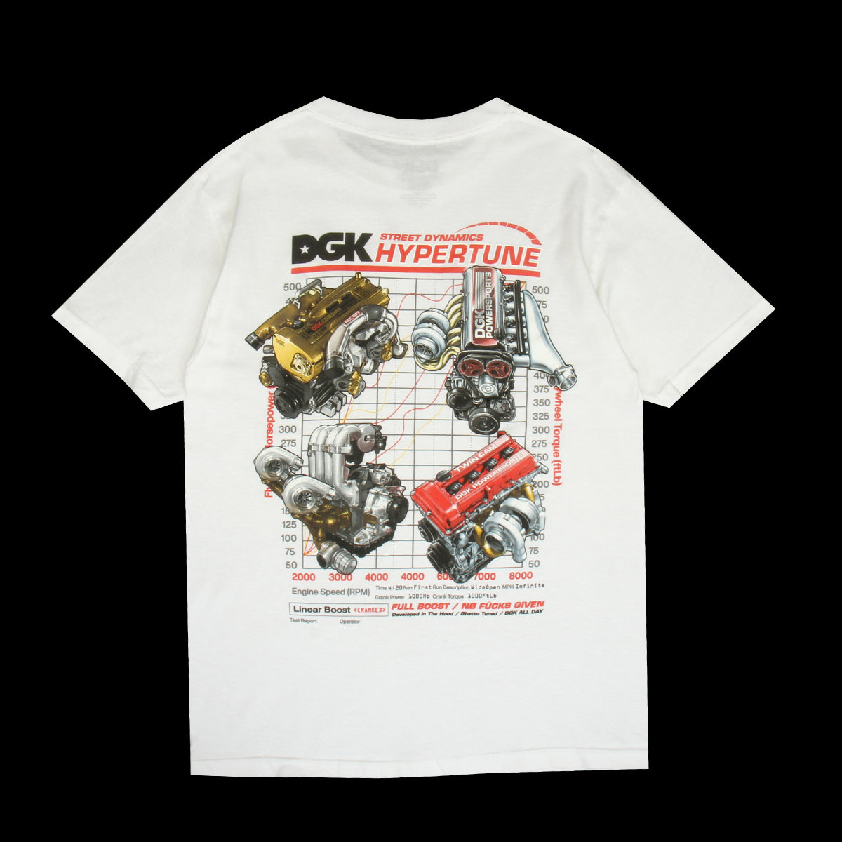 DGK - Hypertune T-Shirt
Color : White