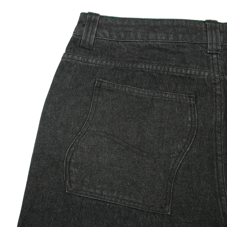 Dime Relaxed Denim Pants Black Washed