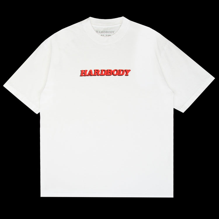 Hardbody - Ink Blot Logo T-Shirt
Color : White