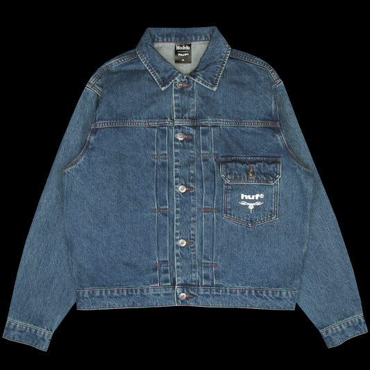 Huf x Modelo - Trucker Jacket
Color : Indigo