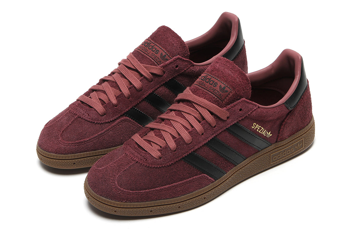 Adidas Originals - Handball Spezial
Style # KJ7414
Color : Maroon / Core Black / Gum