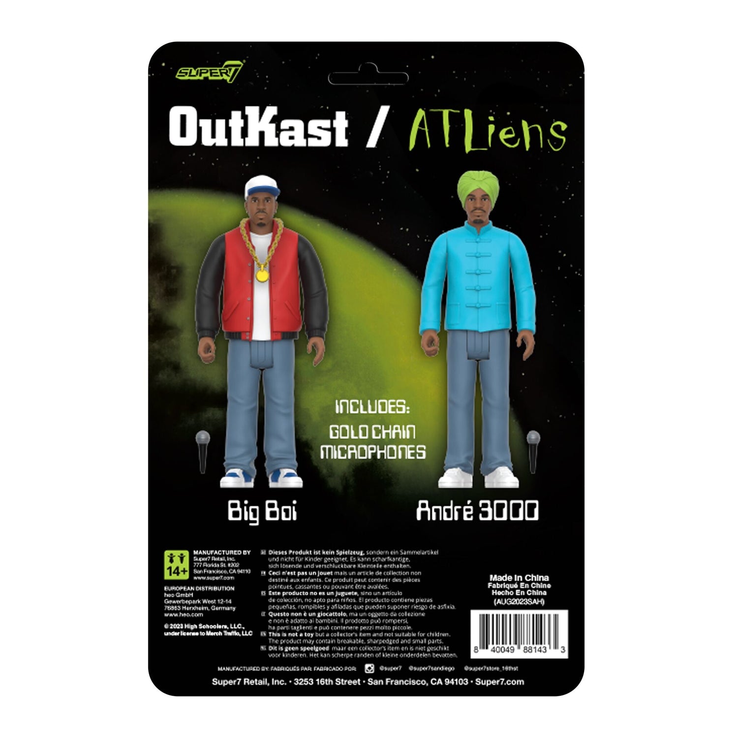 Super7 | OutKast ReAction Figures Wave 01 - OutKast (ATLiens)