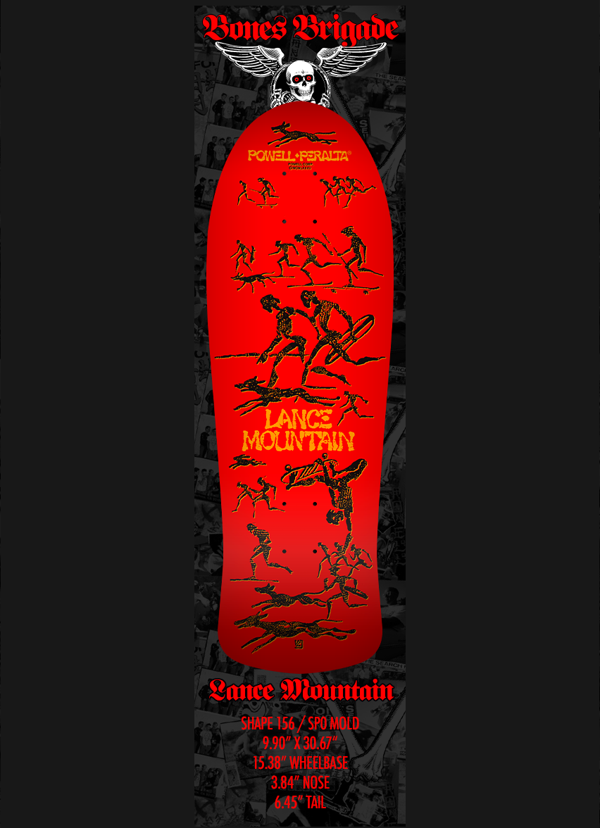 Powell Peralta | Lance Mountain - Series 15 Deck Red