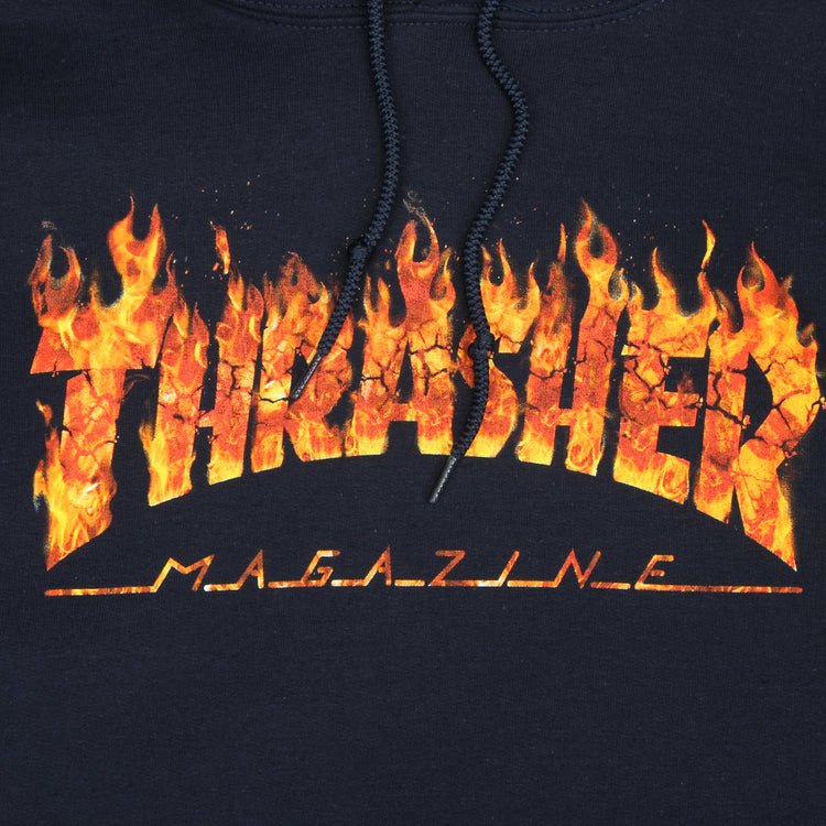 Thrasher | Inferno Hoodie Color : Navy