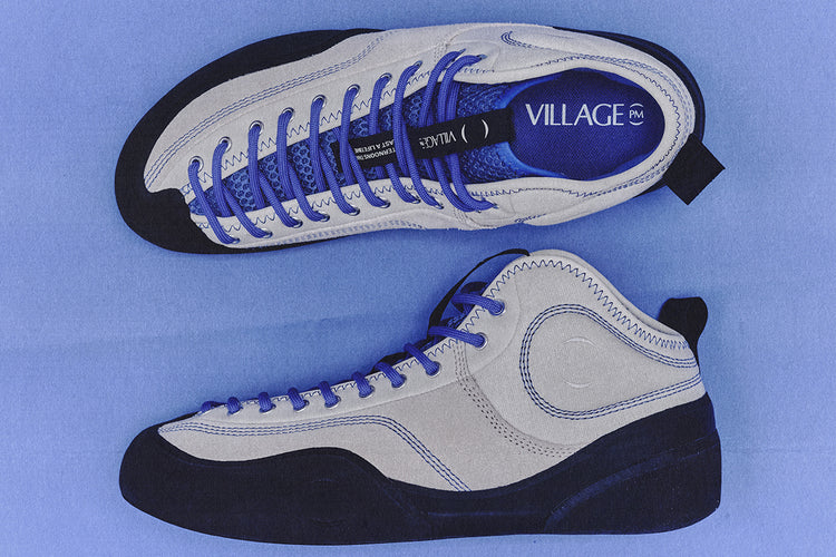 Village PM - 1 PM Mid
Color : Cream / Blue / Natural Black