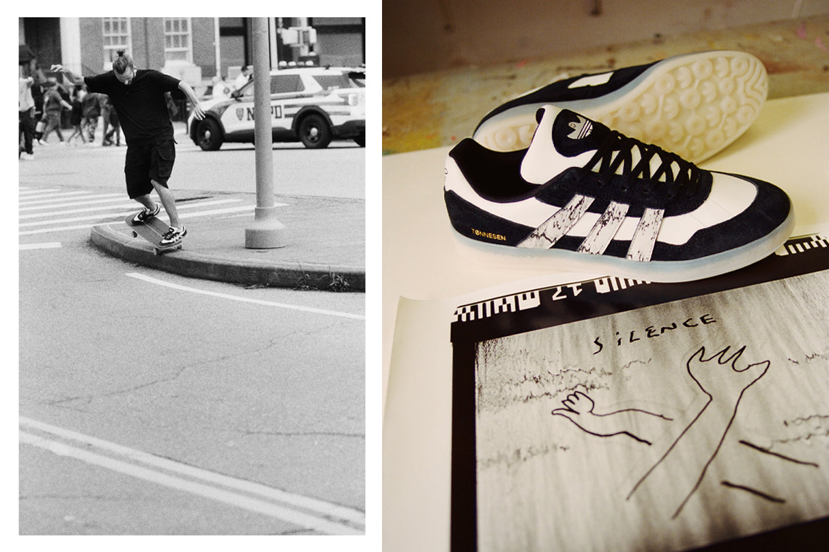 Adidas - Aloha Super x Gustav Tonnesen
Style # JR7101
Color : Core Black / Cloud White / Chalk White