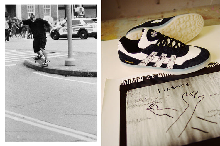 Adidas - Aloha Super x Gustav Tonnesen
Style # JR7101
Color : Core Black / Cloud White / Chalk White