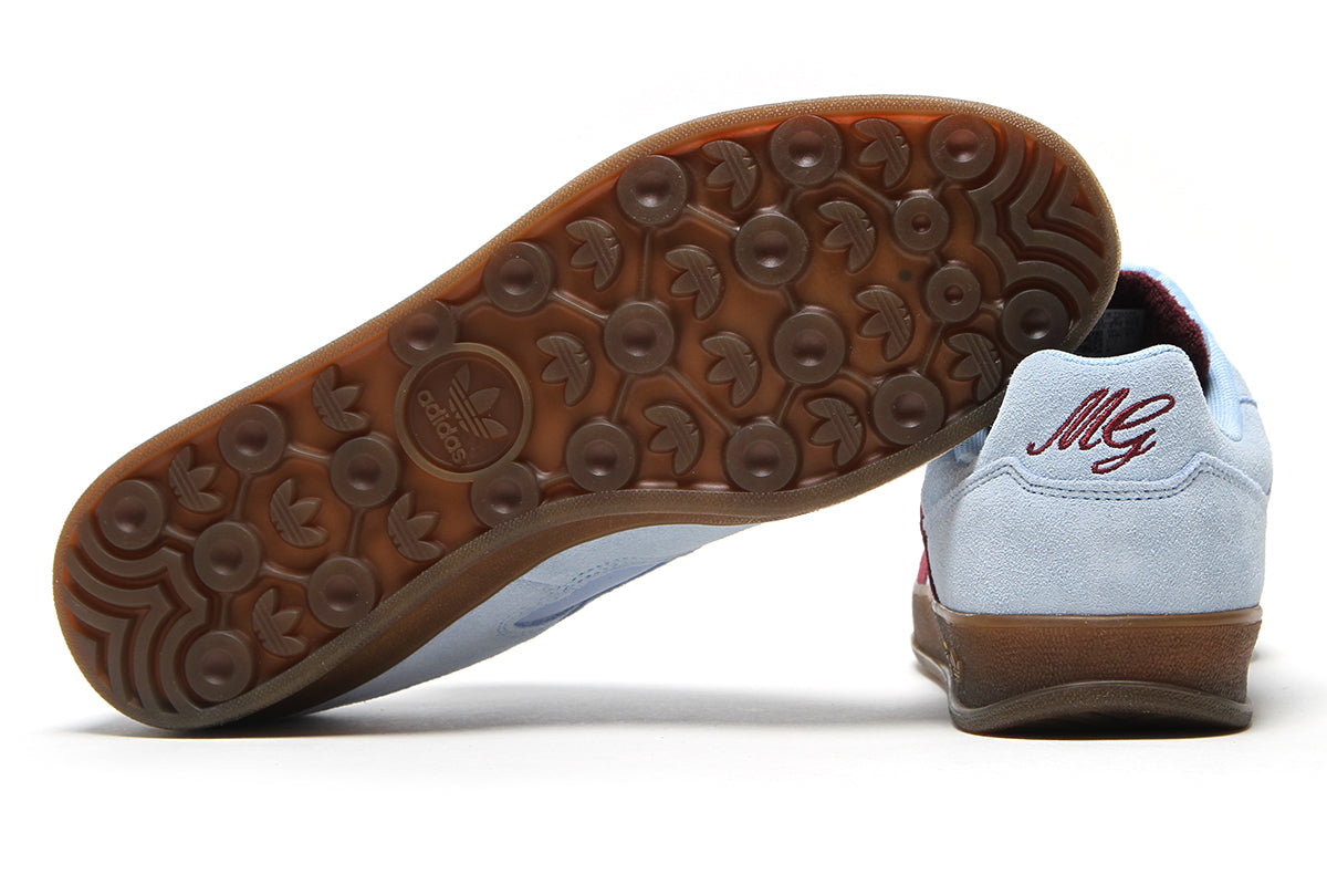 Adidas - Aloha Super
Style # HQ4717
Color : Clear Sky / Maroon / Gum