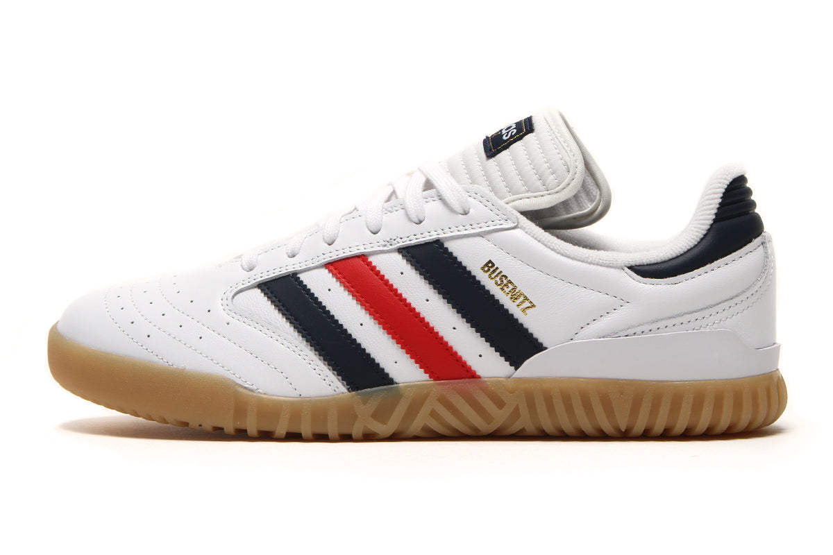 Adidas Skateboarding - Busenitz Indoor Super
Style # KJ6018
Color : Cloud White / Collegiate Navy / Better Scarlet