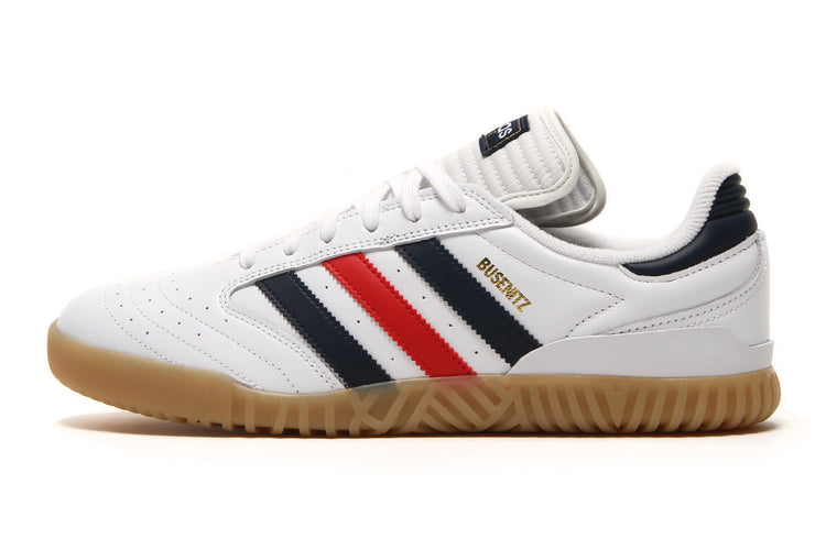 Adidas Skateboarding - Busenitz Indoor Super
Style # KJ6018
Color : Cloud White / Collegiate Navy / Better Scarlet