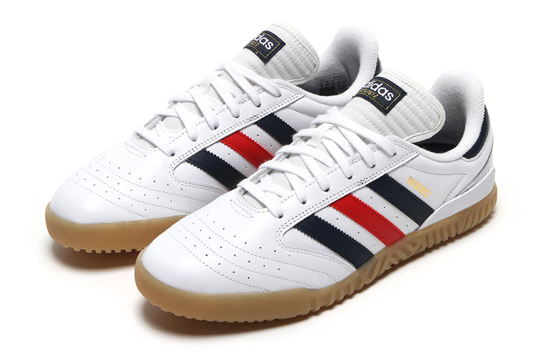 Adidas Skateboarding - Busenitz Indoor Super
Style # KJ6018
Color : Cloud White / Collegiate Navy / Better Scarlet