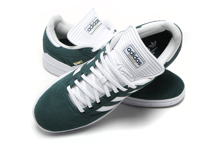 Adidas - Busenitz
Style # HQ7534
Color : Aurora Ivy / Cloud White / Gold Metallic