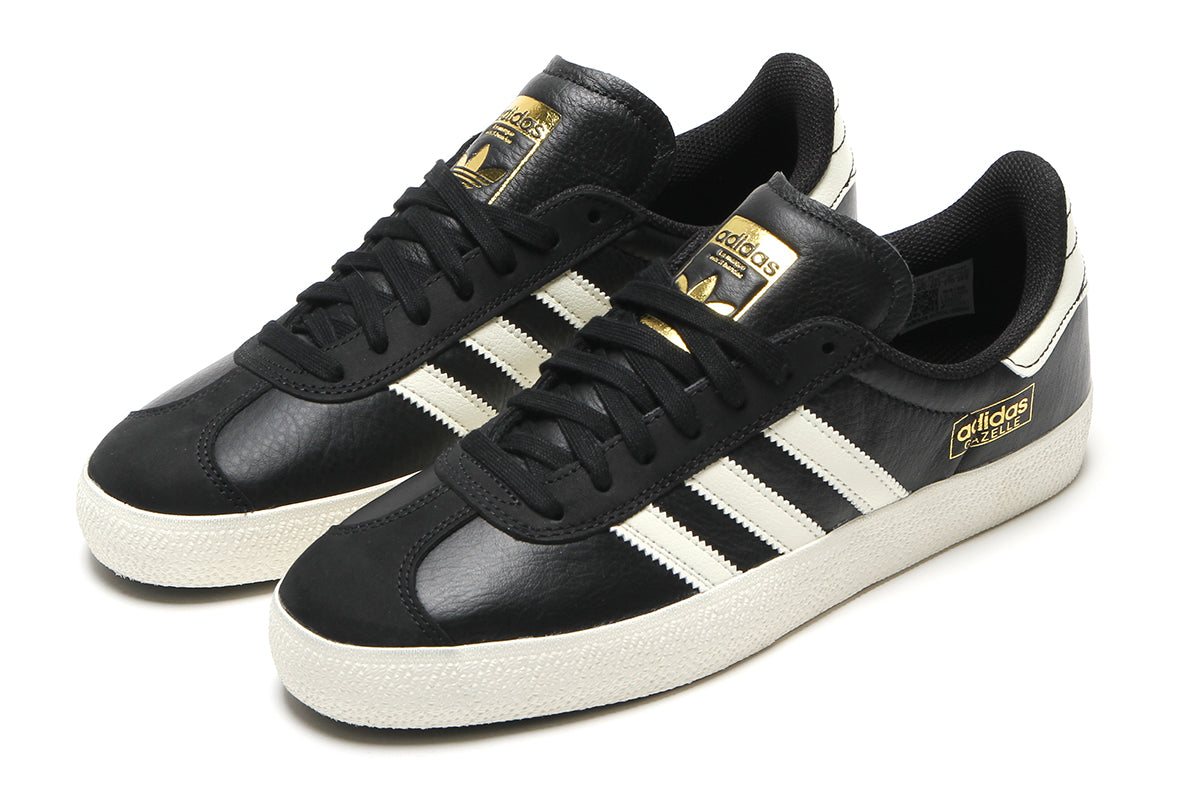 Adidas Skateboarding - Gazelle ADV
Style # KK0262
Color : Core Black / Cream White / Gold Metallic