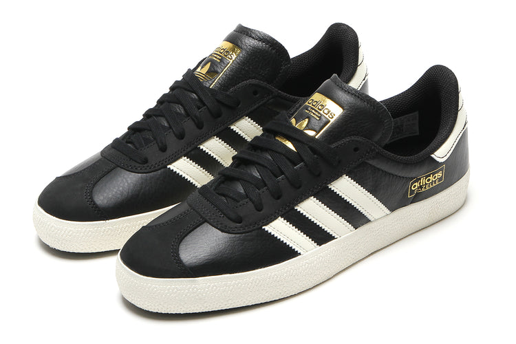 Adidas Skateboarding - Gazelle ADV
Style # KK0262
Color : Core Black / Cream White / Gold Metallic