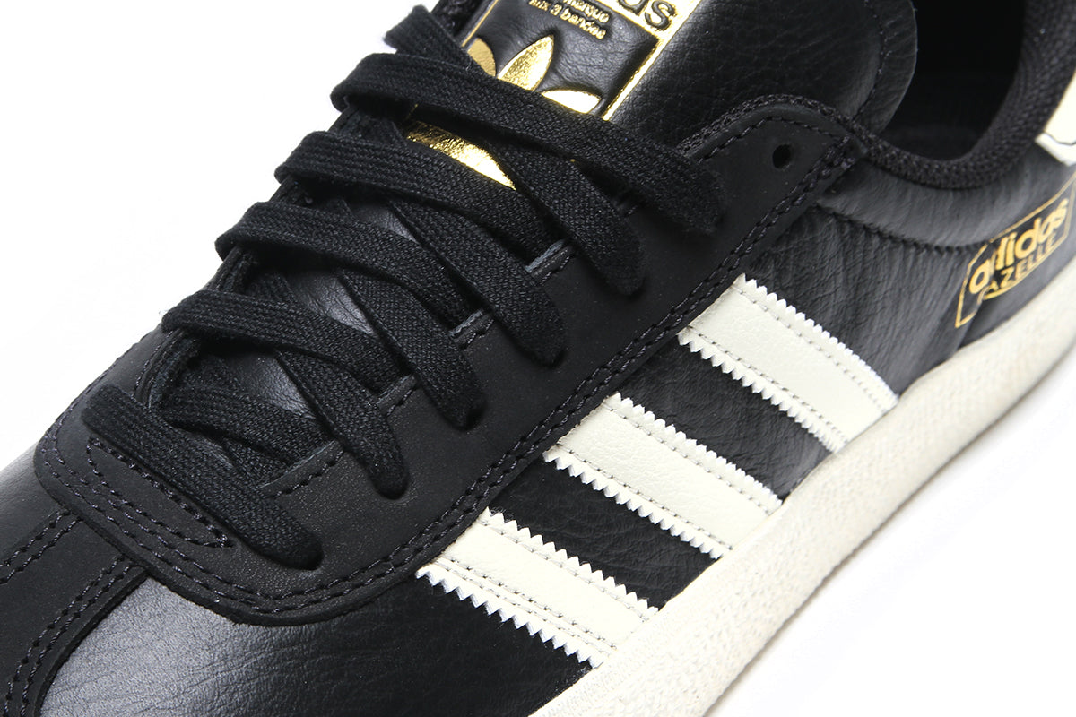 Adidas Skateboarding - Gazelle ADV
Style # KK0262
Color : Core Black / Cream White / Gold Metallic