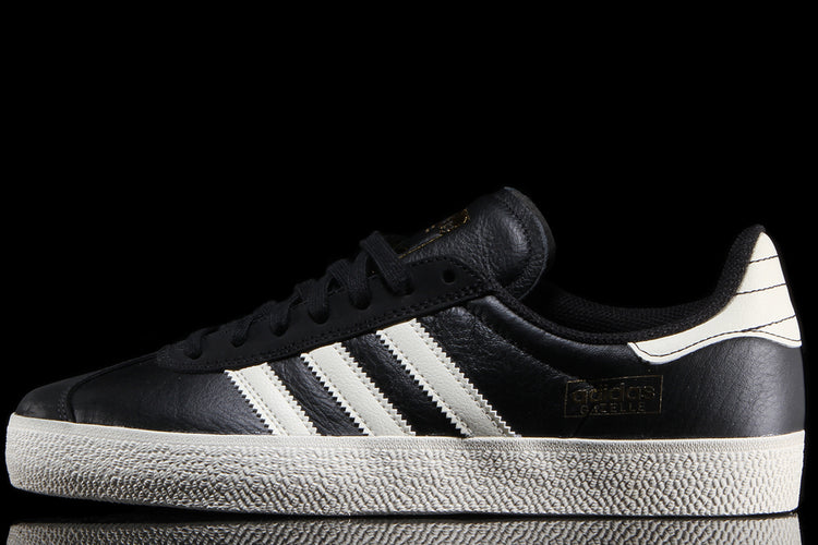 Adidas Skateboarding - Gazelle ADV
Style # KK0262
Color : Core Black / Cream White / Gold Metallic