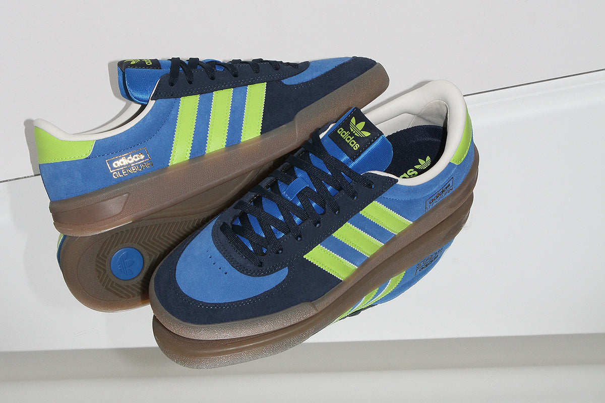 Adidas - Glenburn
Style # KK1116
Color : Bright Royal / Semi Solar Slime / Collegiate Navy
