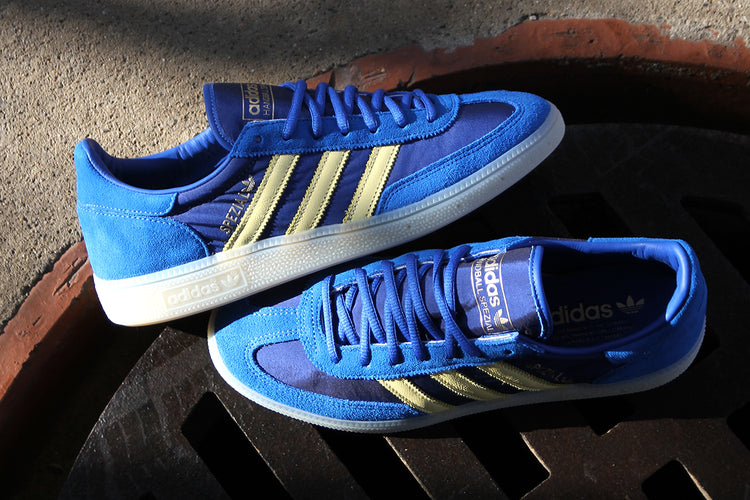 Adidas Originals - Handball Spezial
Style # IH6618
Color : Equipment Blue / Almost Yellow / Off White