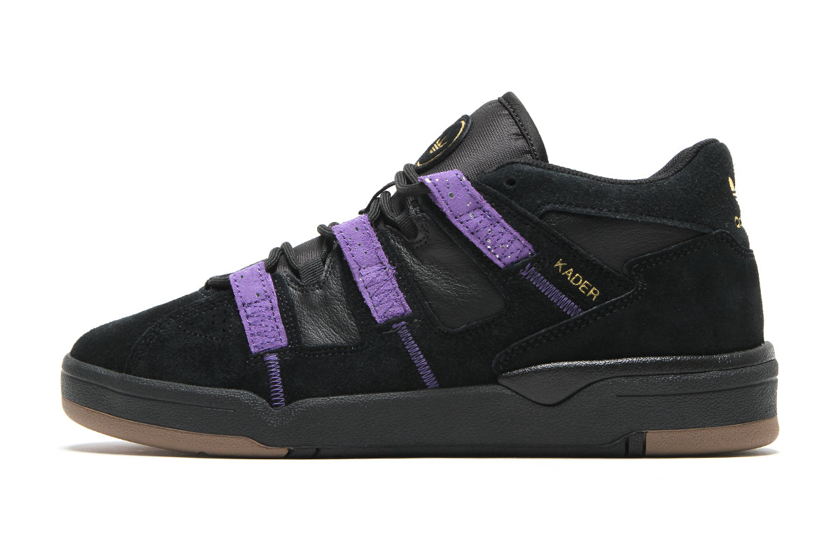 Adidas Skateboarding - Kader
Style # KI0408
Color : Core Black / College Purple / Gold Metallic