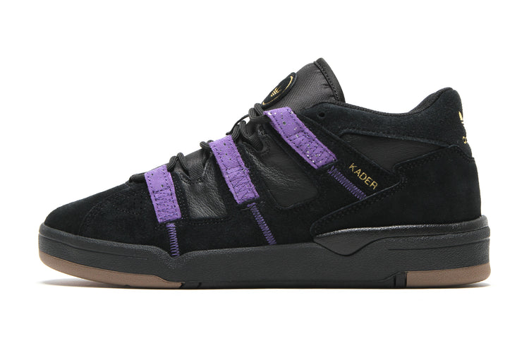 Adidas Skateboarding - Kader
Style # KI0408
Color : Core Black / College Purple / Gold Metallic