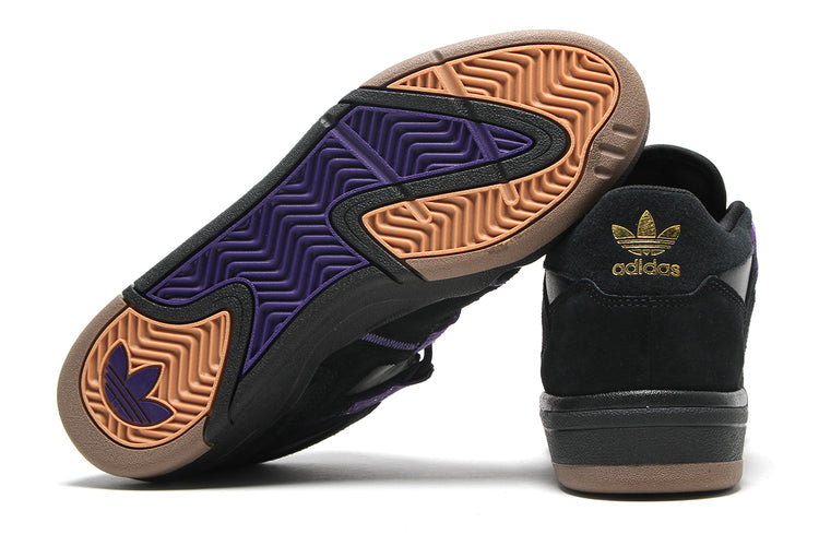 Adidas Skateboarding - Kader
Style # KI0408
Color : Core Black / College Purple / Gold Metallic