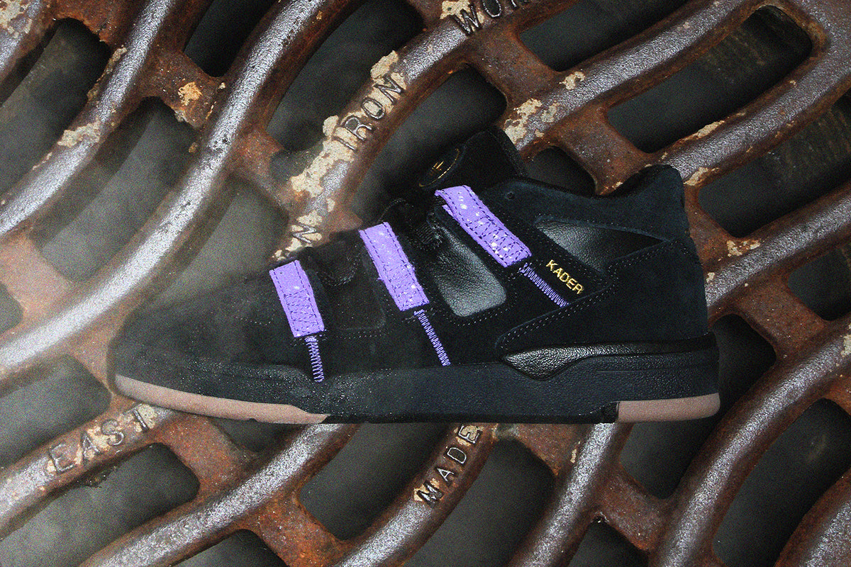 Adidas Skateboarding - Kader
Style # KI0408
Color : Core Black / College Purple / Gold Metallic