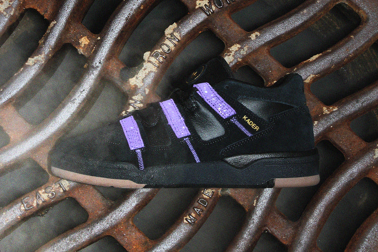 Adidas Skateboarding - Kader
Style # KI0408
Color : Core Black / College Purple / Gold Metallic