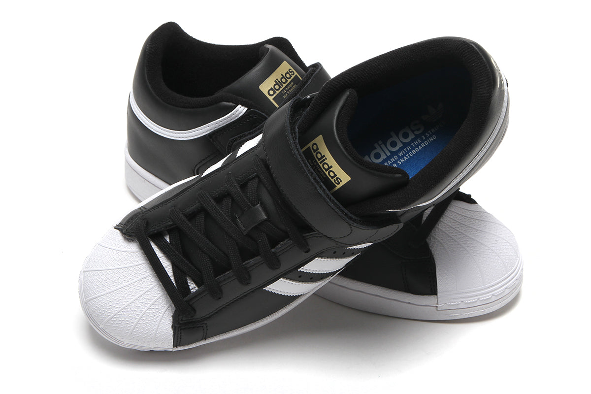 adidas Pro Shell ADV Skate Shoes - Core Black/Footwear White/Gold Metallic 9 adidas Pro Shell ADV Skate Shoes - Core Black/Footwear White/Gold Metallic 9