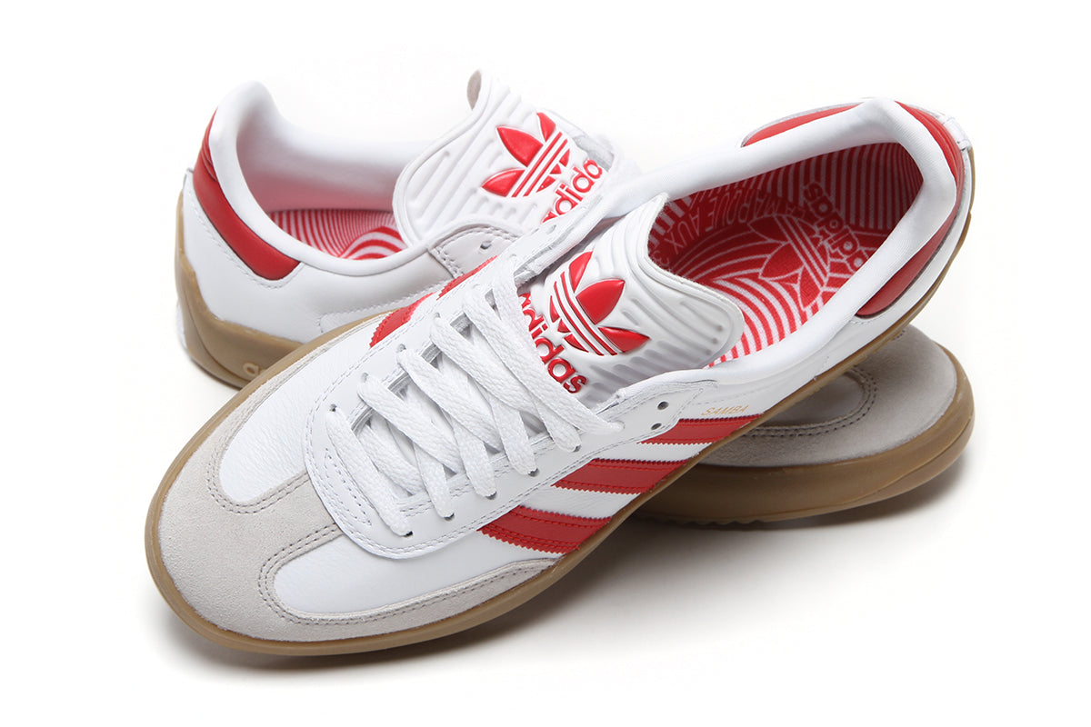 adidas Puig Samba (White/Better Scarlet/Gum) 10.5 adidas Puig Samba (White/Better Scarlet/Gum) 10.5
