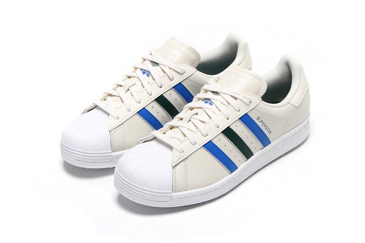 Adidas | Rolling Links Superstar Spikeless Golf Shoe Chalk White Collegiate Green Bluebird