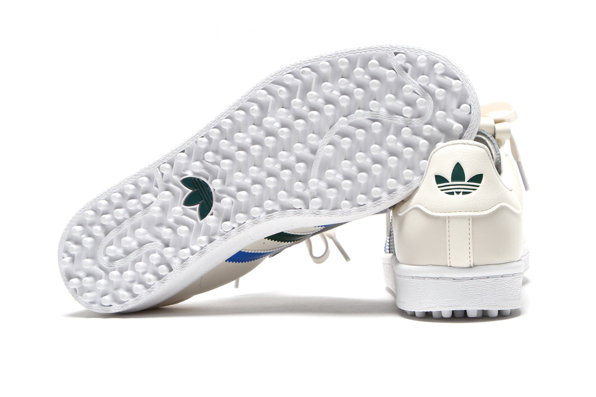 Adidas | Rolling Links Superstar Spikeless Golf Shoe Chalk White Collegiate Green Bluebird