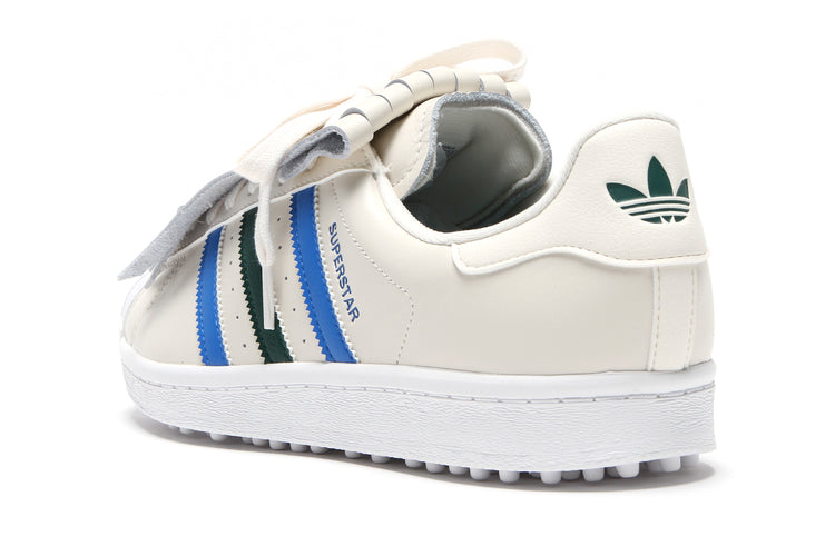 Adidas | Rolling Links Superstar Spikeless Golf Shoe Chalk White Collegiate Green Bluebird