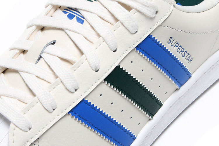 Adidas | Rolling Links Superstar Spikeless Golf Shoe Chalk White Collegiate Green Bluebird