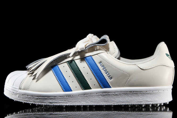 Adidas | Rolling Links Superstar Spikeless Golf Shoe Chalk White Collegiate Green Bluebird