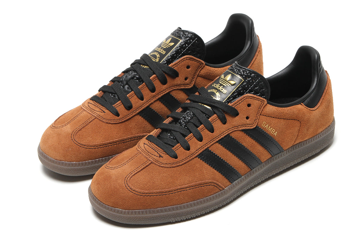 Adidas - Samba ADV
Style # HQ9286
Color : Dusky Bronze / Core Black / Gum