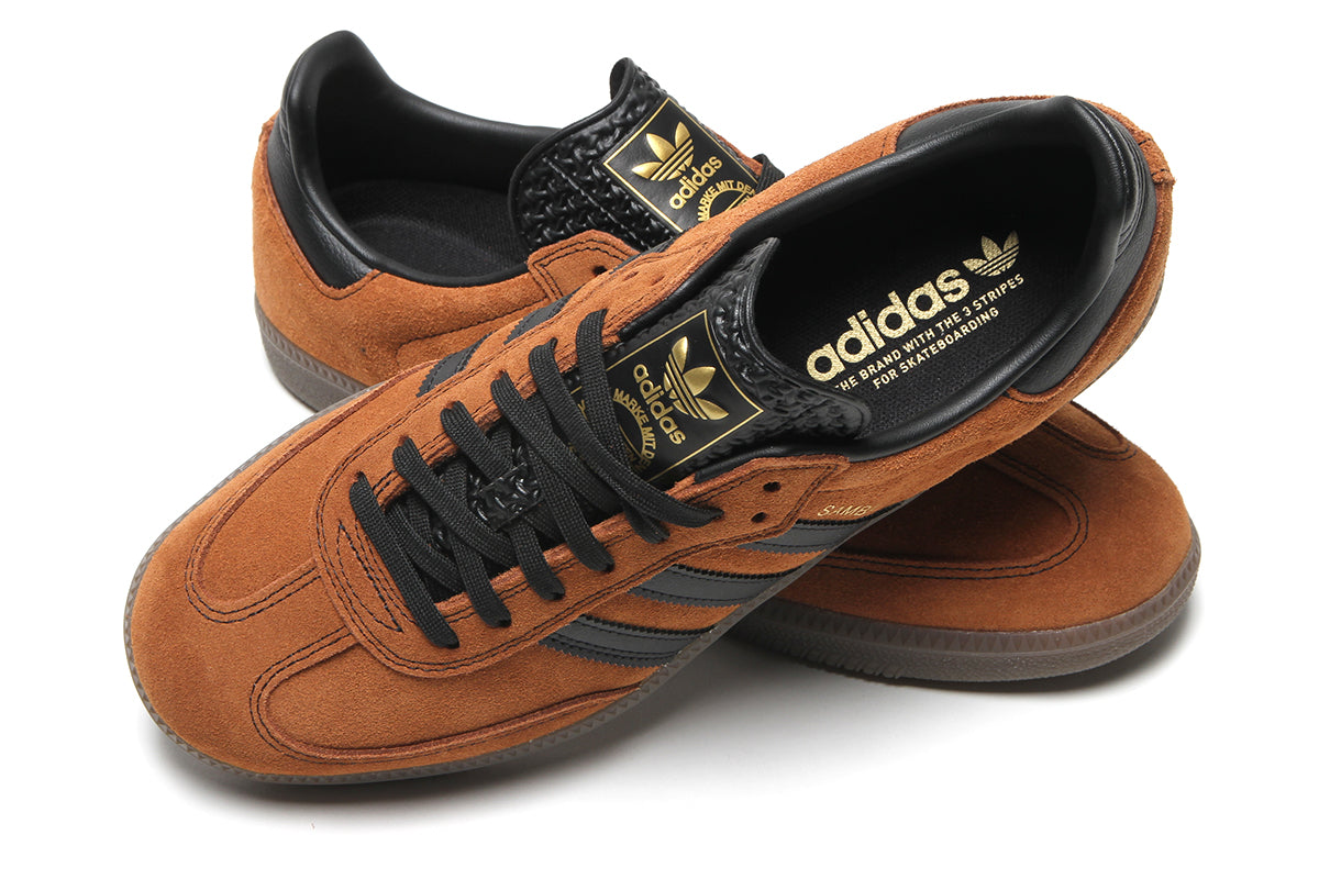 Adidas - Samba ADV
Style # HQ9286
Color : Dusky Bronze / Core Black / Gum