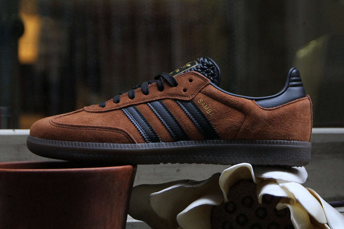 adidas Samba ADV Shoes - Dusky Bronze/Core Black/Gum adidas Samba ADV Shoes - Dusky Bronze/Core Black/Gum