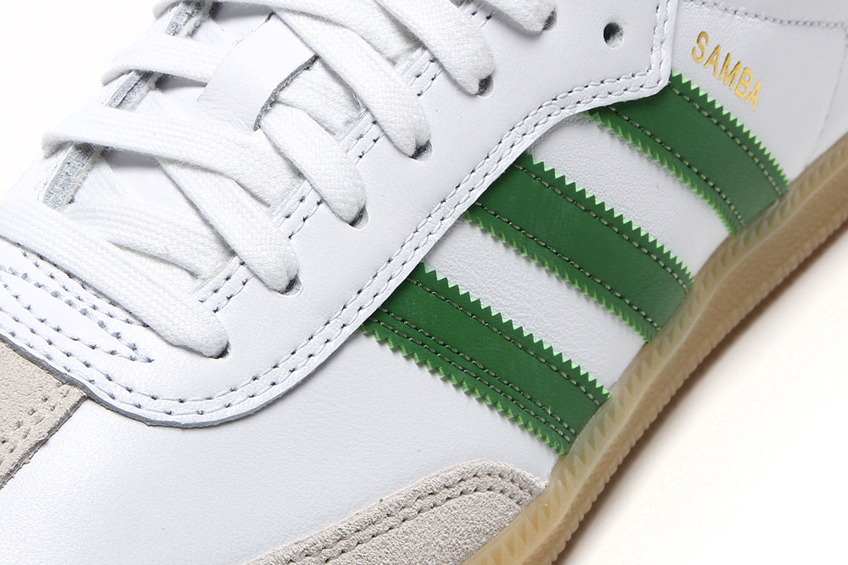 Adidas - Samba ADV
Style # JP8522
Color : Footwear White / Court Green