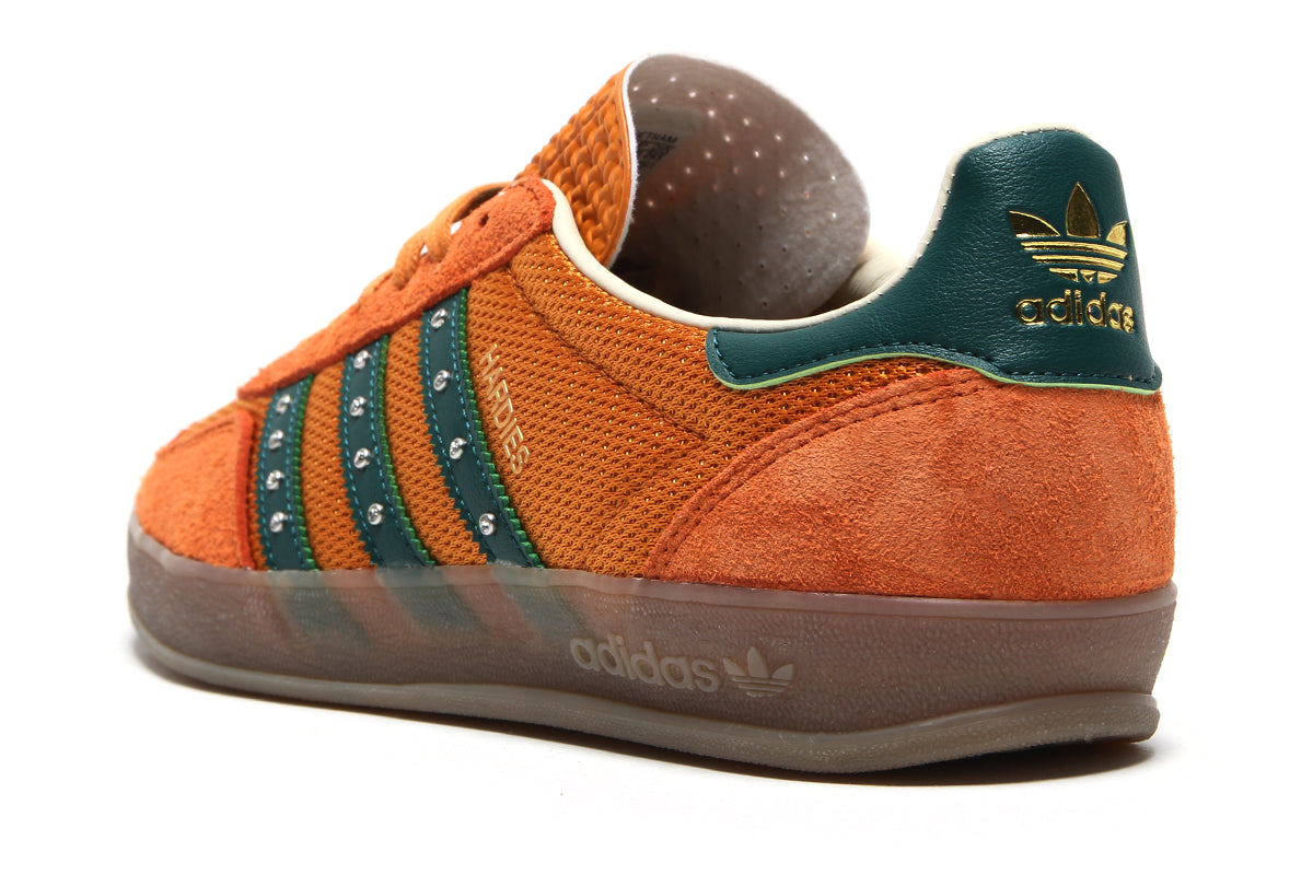 Adidas - Gazelle x Hardies
Style # KI7011
Color : Rustic Orange / Collegiate Green